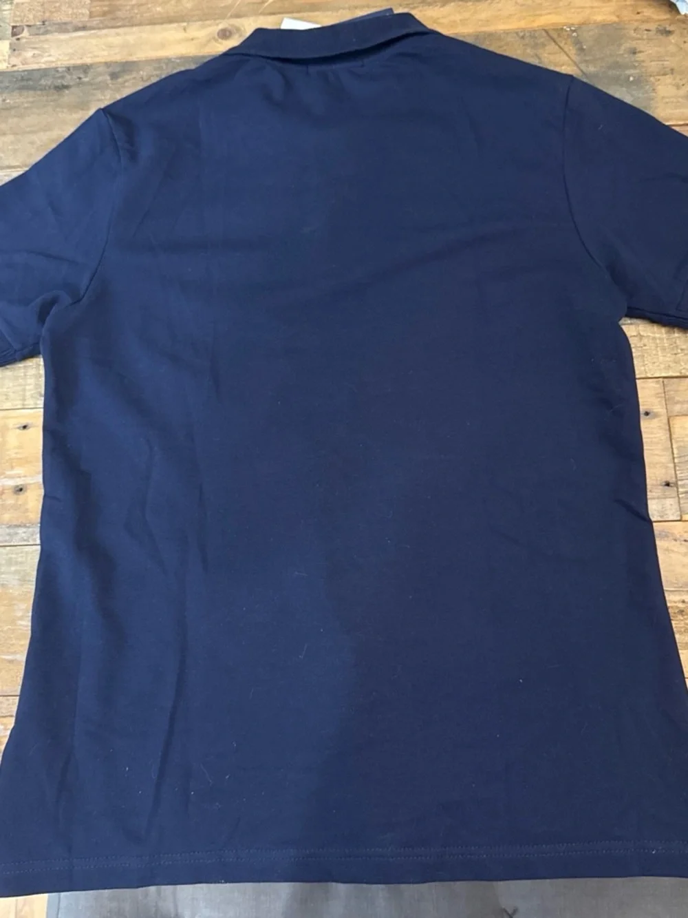 Polo by Ralph Lauren Boys' Navy Short-Sleeve Polo with Red Pony